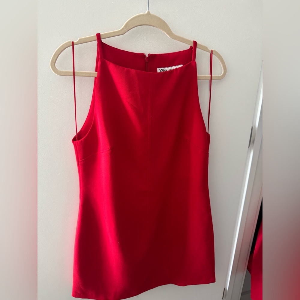 Zara mini red dress